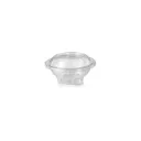 Barquette salade ronde en plastique 250 ml LARPLAST(50 unités x 10 sacs)(500 unités par carton)