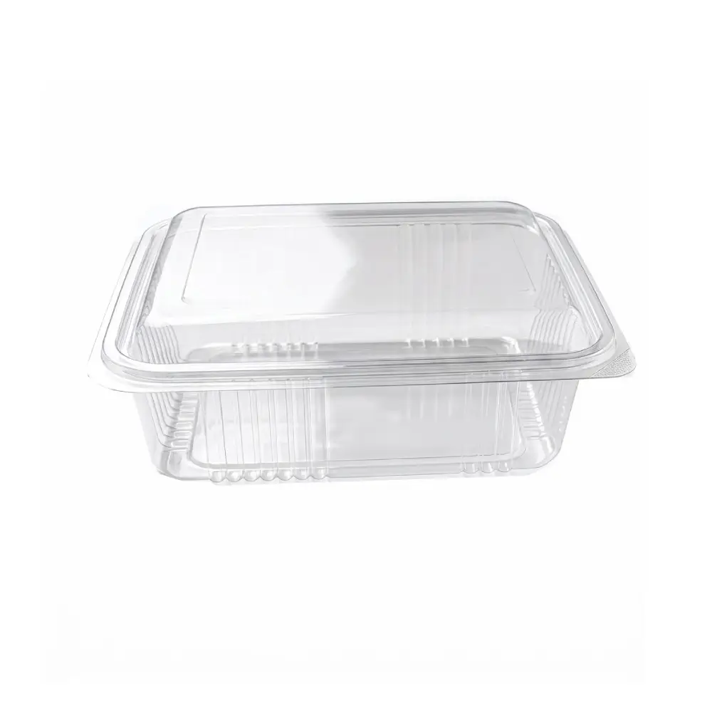 [LAR_O848] Boîte rectangulaire 1 250 ml avec couvercle attaché LARPLAST / MORECO (carton de 300 pièces)