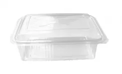 Boîte Rectangulaire 2000 ml avec Charnière attaché LARPLAST / MORECO (300 unités par carton)