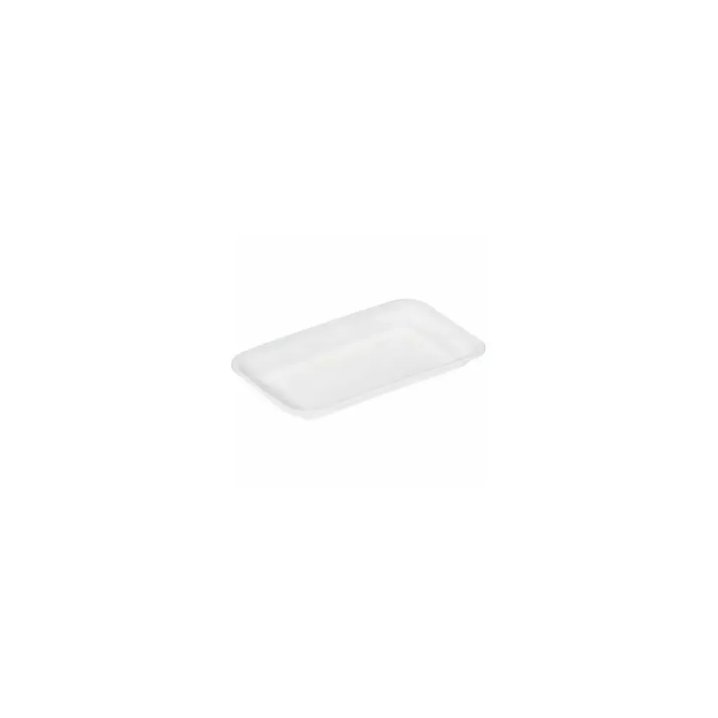 Barquette en polystyrene 300 GR 17.5*13,5*2,5 cm (500 unités par carton)