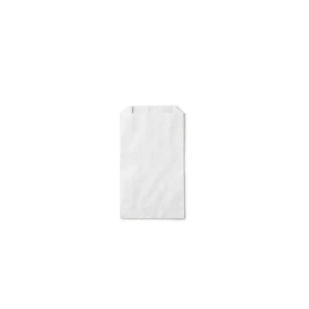[SAC_PAPIER_11X5X21_BLANC] Sac papier fond plat 11x5x21 cm kraft blanc (1000 unités par carton) ATS