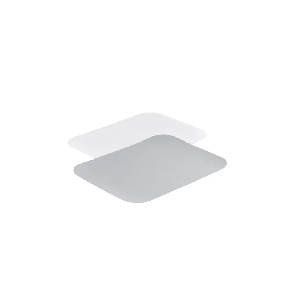 Couvercle en aluminium rectangulaire 8389  ( 1000 unités par carton) Cosmoplast
