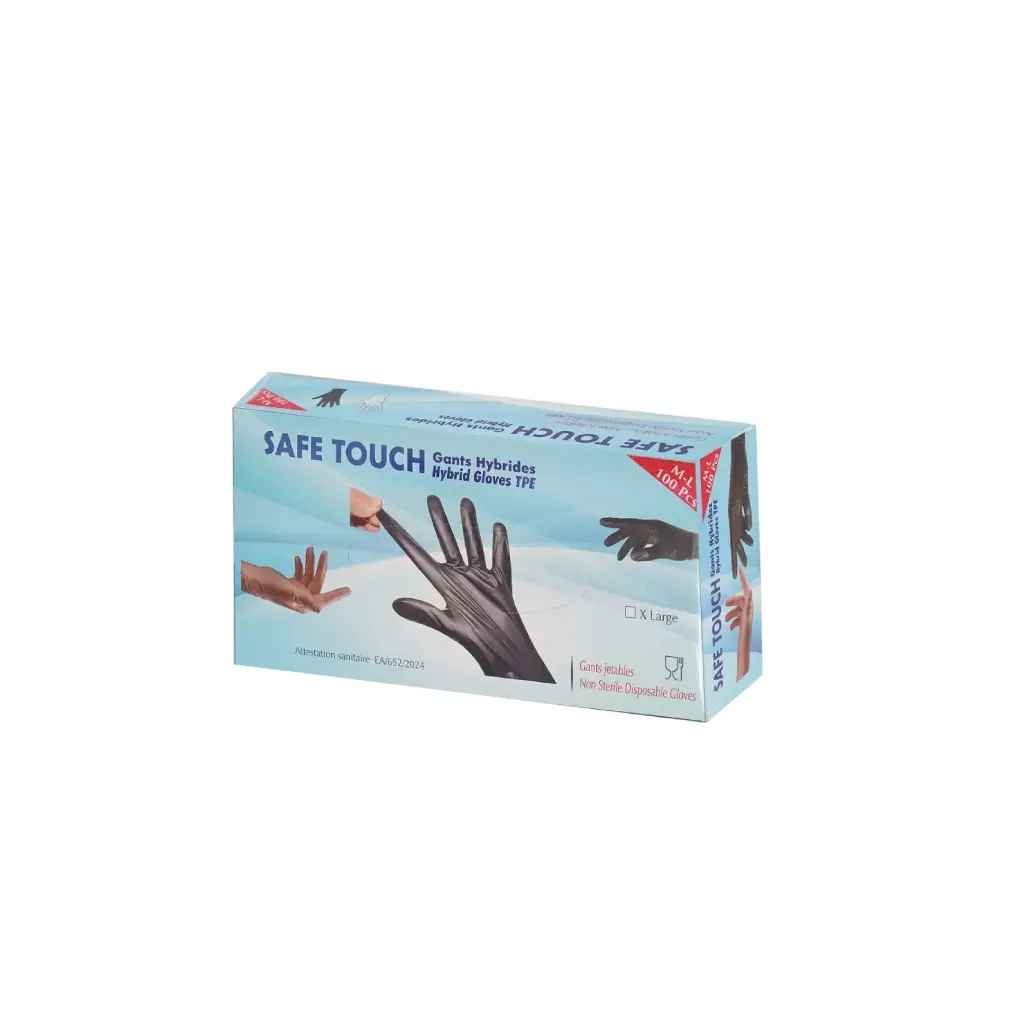 [GANTS_TPE_TR_(L)] Gant en TPE transparent jetable Large (10 boîtes de 100 gants) MAX