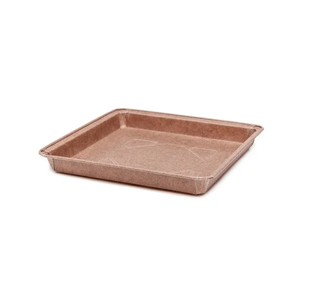 Moule à tarte Pie carrée 162,5*162,5*18H mm (540 unités par carton) ECOPACK