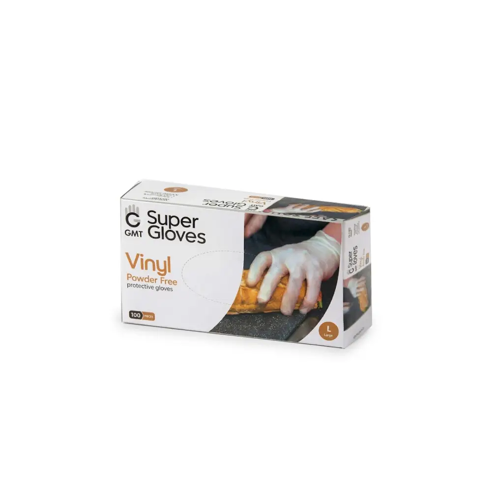 [GMT_VINYLE_LARGE_TRANSPARENT] Gant en vinyle transparent jetable large (10 boîtes de 100 gants)