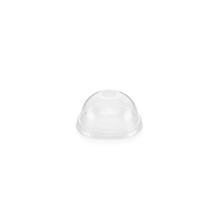 Couvercle bombé pour Ø80 mm sans trou coupe à dessert  pour yozel ( 1000 unités par carton) YOMSER