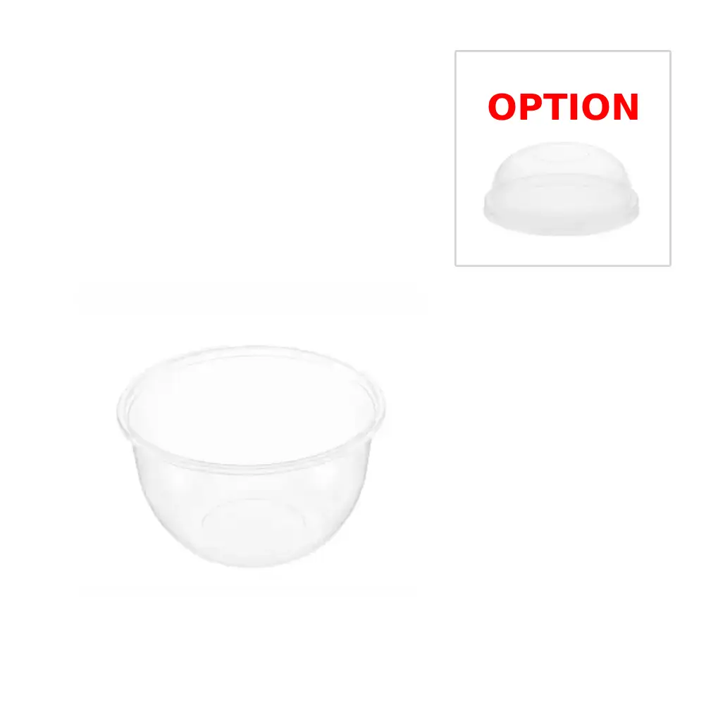 [YDK] Coupe à dessert transparente en PP 250 ml résiste à la chaleur et compatible micro-ondes ( 2000 unités par carton) YOMSER