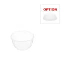 Coupe à dessert transparente en PP 250 ml résiste à la chaleur et compatible micro-ondes ( 2000 unités par carton) YOMSER