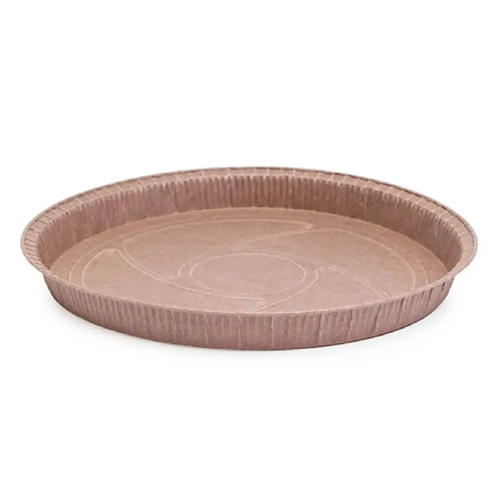 Moule à tarte Pie ronde 220*25H mm (900 unités par carton) ECOPACK
