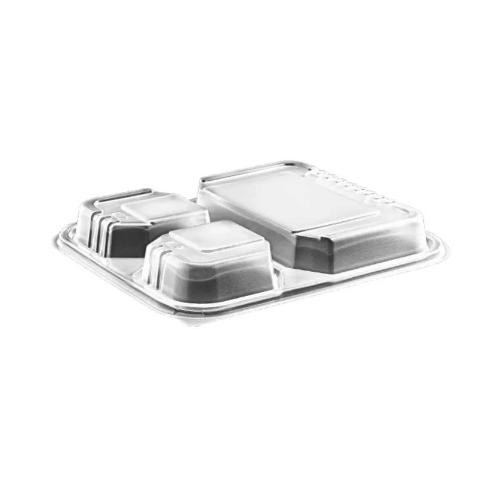 Couvercle transparent 3 compartiments ELTRON (300 unités par carton)