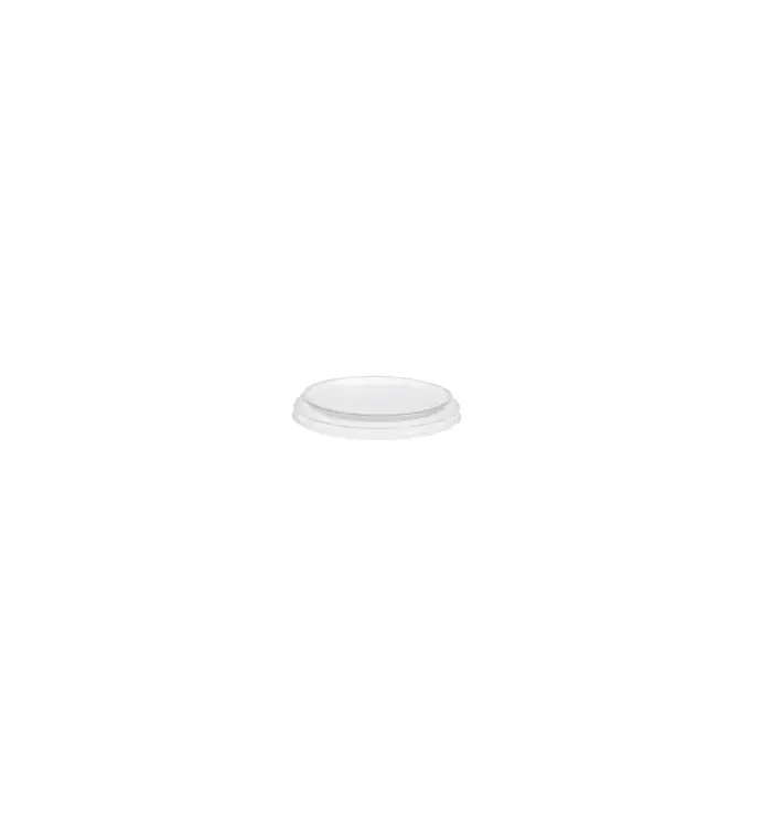 [COUVERCLE_VERRINE_RONDE_60cc] Couvercle verrine ronde en PS Crystal 60 ml (Sac de 30 unités)(300 unités par carton)