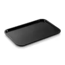 Plateau de service rectangle 46x35 cm noir en plastique COSMOPLAST (25 unités par carton)