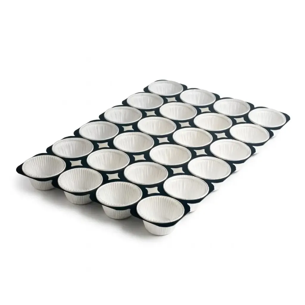 Plaque muffin 24 coupes 50 gr (100 unités par carton)  Ecopack