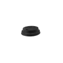 Couvercle pipette en PP Ø80 mm noir ( 100 unités par sachet)(1000 unités par carton) YOMSER