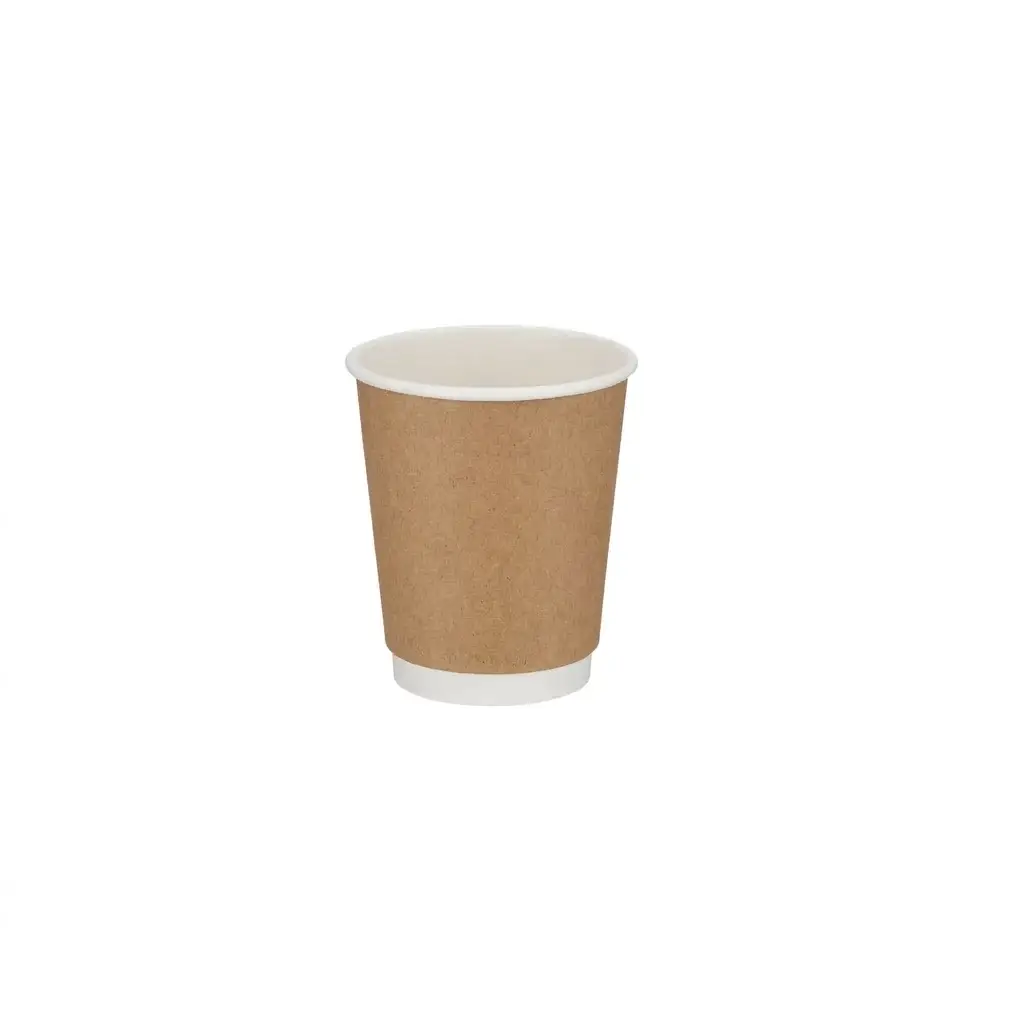 [GOBELET_25_CL__9OZ_2P_KRAFT] Gobelet  kraft en carton à double paroie 25 cl / 250 ml 9 oz ( Carton de 500 unités ) PA
