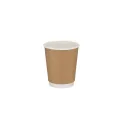 Gobelet  kraft en carton à double paroie 25 cl / 250 ml 9 oz ( Carton de 500 unités ) PA