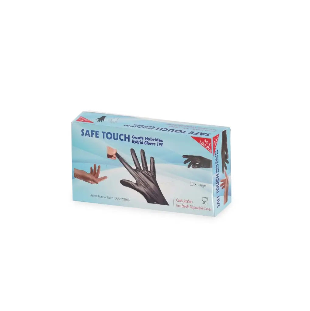 [GANTS_TPE_TR_(M)] Gant en TPE transparent jetable Medium (10 boîtes de 100 gants) MAX