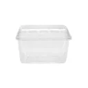 Boite perforée avec couvercle attaché 750 ml LARPLAST (440 unités par carton)