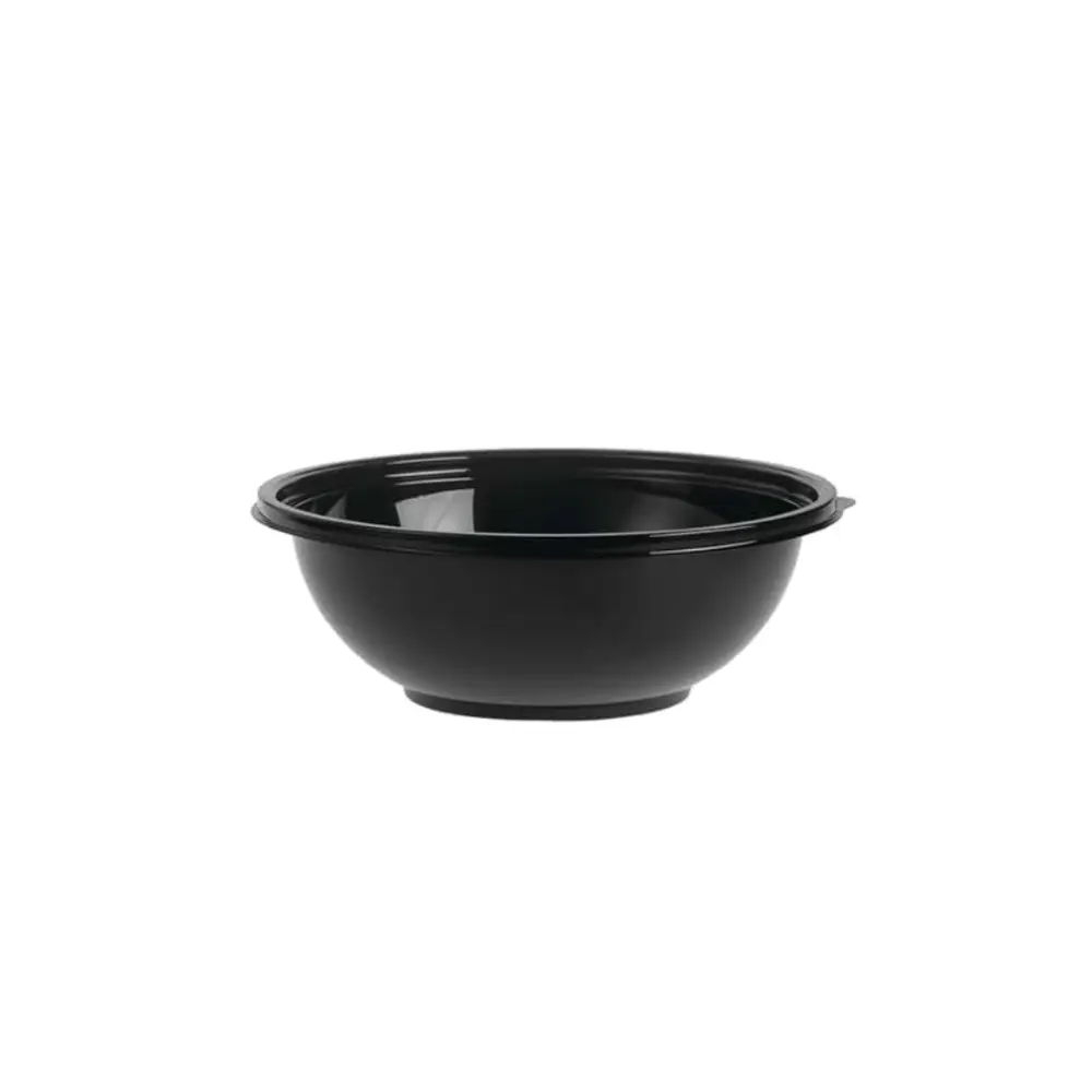 Barquette ronde noire 1000 ml LARPLAST ( 50 unités * 6 sacs )(300 unités par carton)