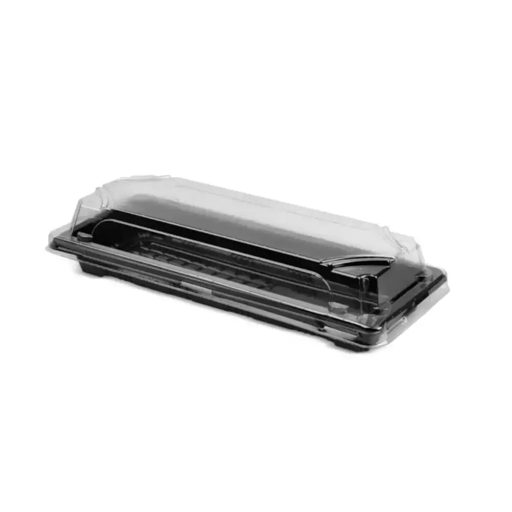 Barquette pour Sushi 218*90 mm en plastique 274/284 LIMERA (400 unités par carton)