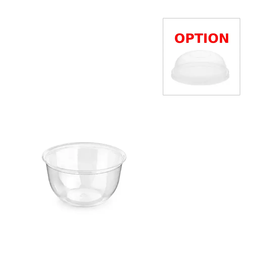[Ø95_230_CC] Coupe à dessert 230 ml en PET transparent ø95 mm ( 1000 unités par carton) Ozge