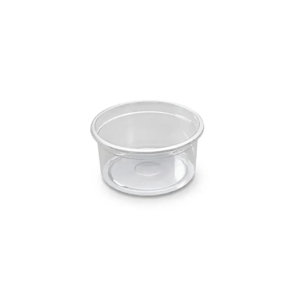 Boite en PP micro-ondable ronde 320 ml transparente OZGE (50 unités x 10 sacs)( 500 unités par carton )