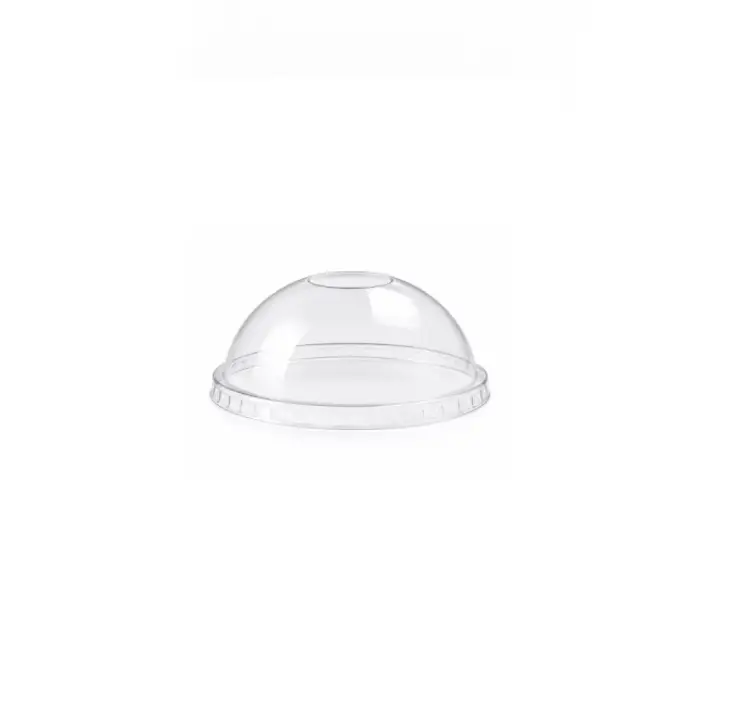 [DOM_LID_90_mm] Couvercle bombé Ø90 mm pour gobelets 14 oz et 16 oz Cosmoplast (50 unités par sac)( 1000 unités par carton)