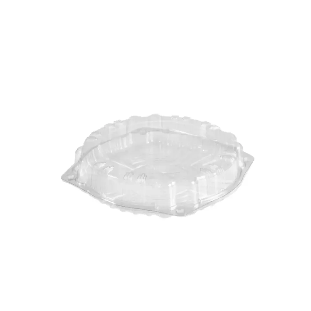 Boite ronde pour tarte avec couverle charnière ⌀ 235 mm hauteur 50 mm (270 unités par carton) HOT