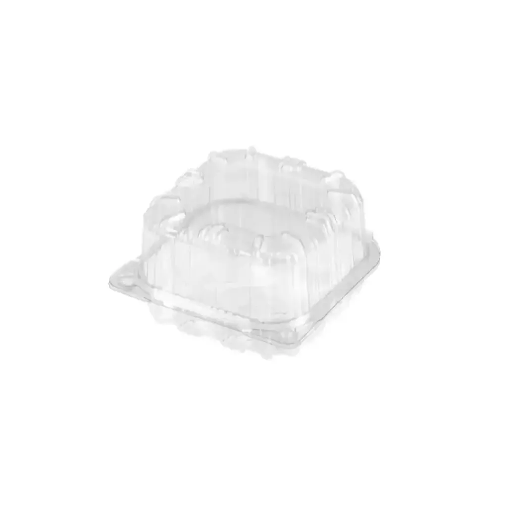 Barquette pour (01) morceau de gateau 110 x 110 mm Hauteur 70 mm (720 unités par carton) HOT