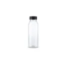 BOUTEILLE CARRE 250 ML AVEC BOUCHON Ø38 MM NOIR (180 unités par carton) xp