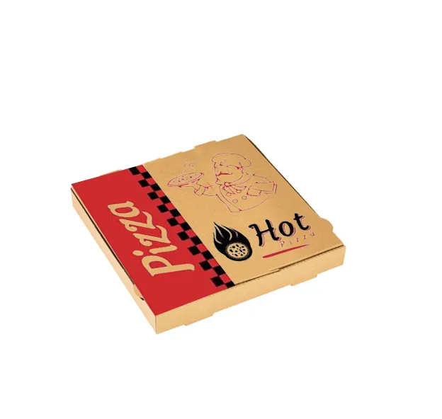 [BOITE_PIZZA__26_26] Boite pizza 26 kraft alimentaire ( 50 unités par fardeau) ( 78 fardeaux par palette) SES