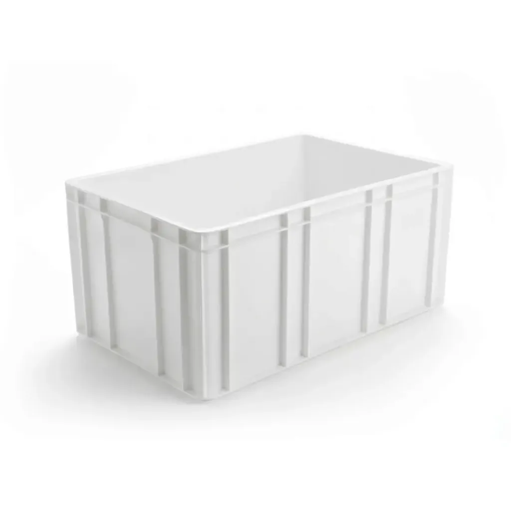 Caisse alimentaire 75 L en plastique blanc 60*40*31,5 cm (PF2C990)
