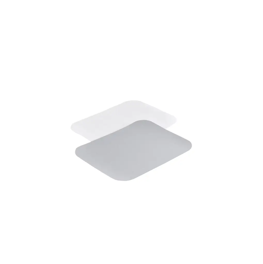 EQ 8342 LID - Couvercle en aluminium Rectangulaire 1 portion 140 × 102 mm  ( Carton de 600 unités )