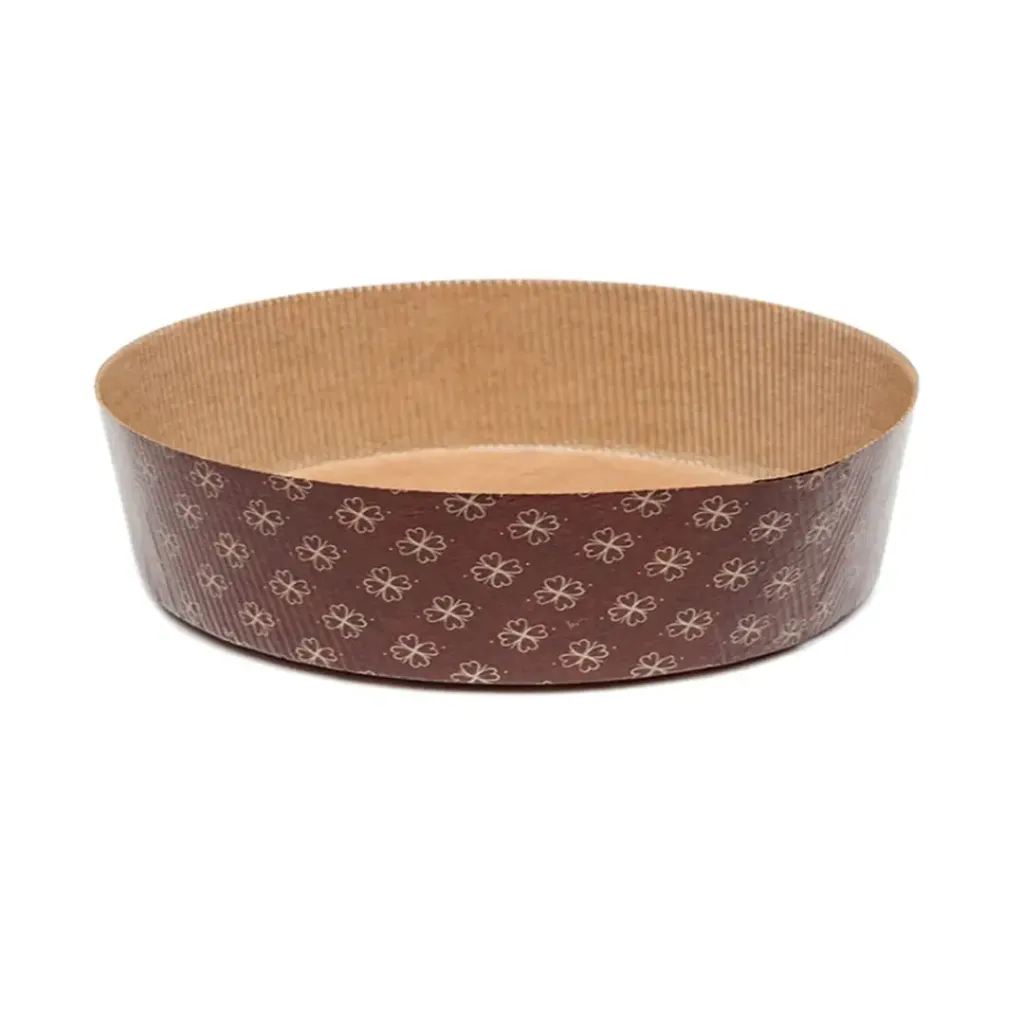 Moule pour panettone basso rond 210*70H mm (240 unités par  carton)  ECOPACK