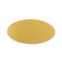 Sous tarte doré rond diamètre 25 cm ( 1 unité de vente = sac de 50 unités)