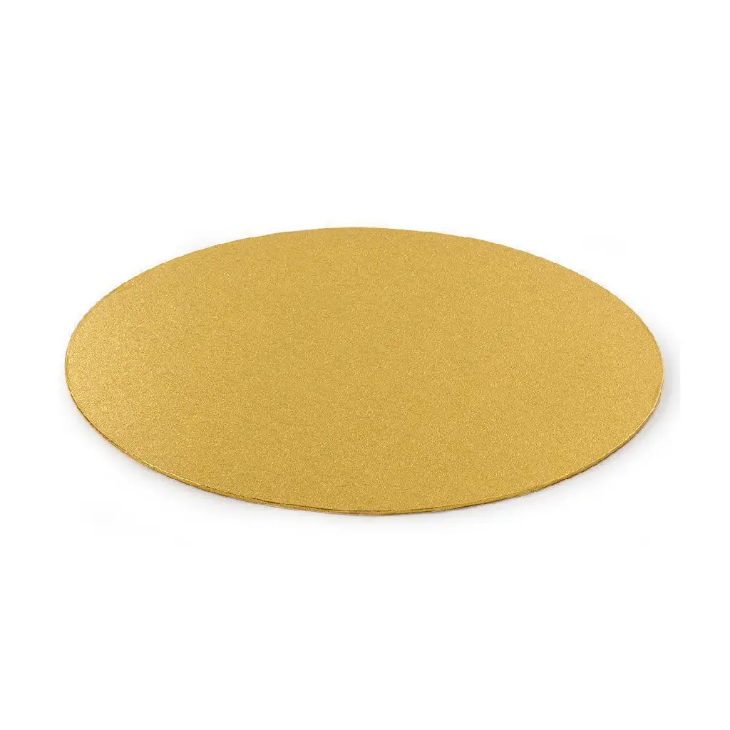 Sous tarte doré rond diamètre 30 cm 650 gr ( 1 unité de vente = sac de 50 unités)