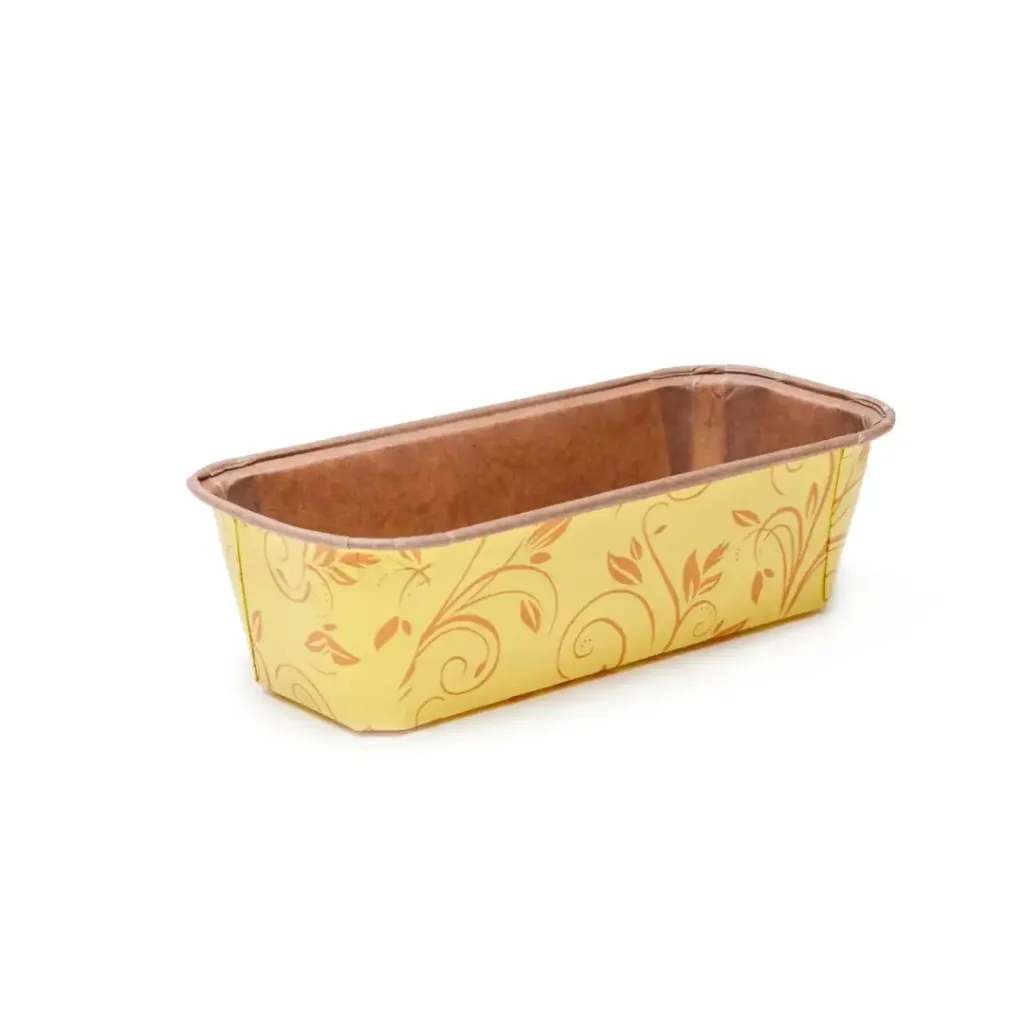 Moule à cake Plumpy jaune 199*73*62 mm ( 780 unités par carton )ECOPACK
