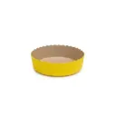 Moule à tarte rond 100*30 mm jaune ( 450 unités par carton) ECOPACK