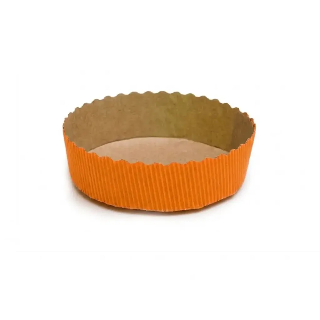 MOULE A TARTE 155*35 ORANGE ( 270unités/ carton) ECOPACK