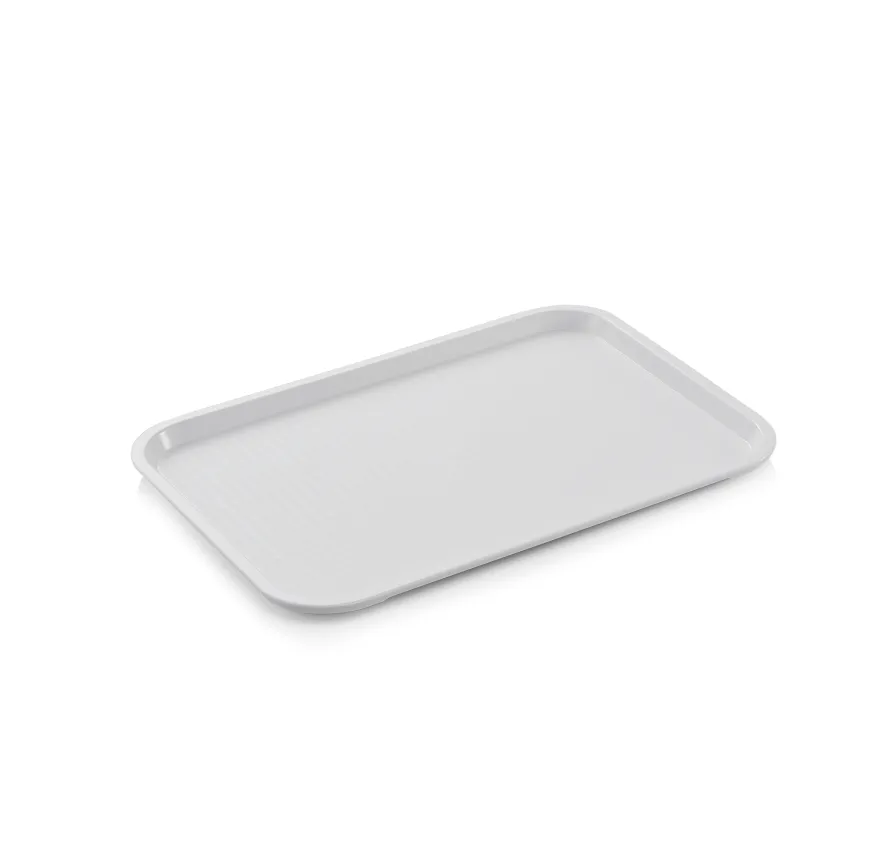 PLATEAU 41*30 BLANC COSMOPLAST (25pièces/carton)
