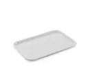 Plateau de service rectangle 41x30 cm blanc en plastique COSMOPLAST (25 unités par carton)