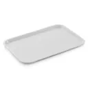Plateau de service rectangle 46x35 cm blanc en plastique COSMOPLAST (25 unités par carton)