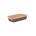 Moule à cake "Plumcake" - 200 x 65 x h : 45 mm (H) - 300 gr (742 unités par carton) ECOPACK