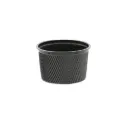 Boite en PP micro-ondable ronde Ø116 noir 450 ml YOMSER ( 50 unités X 20 sacs )( 1000 pièces par carton)