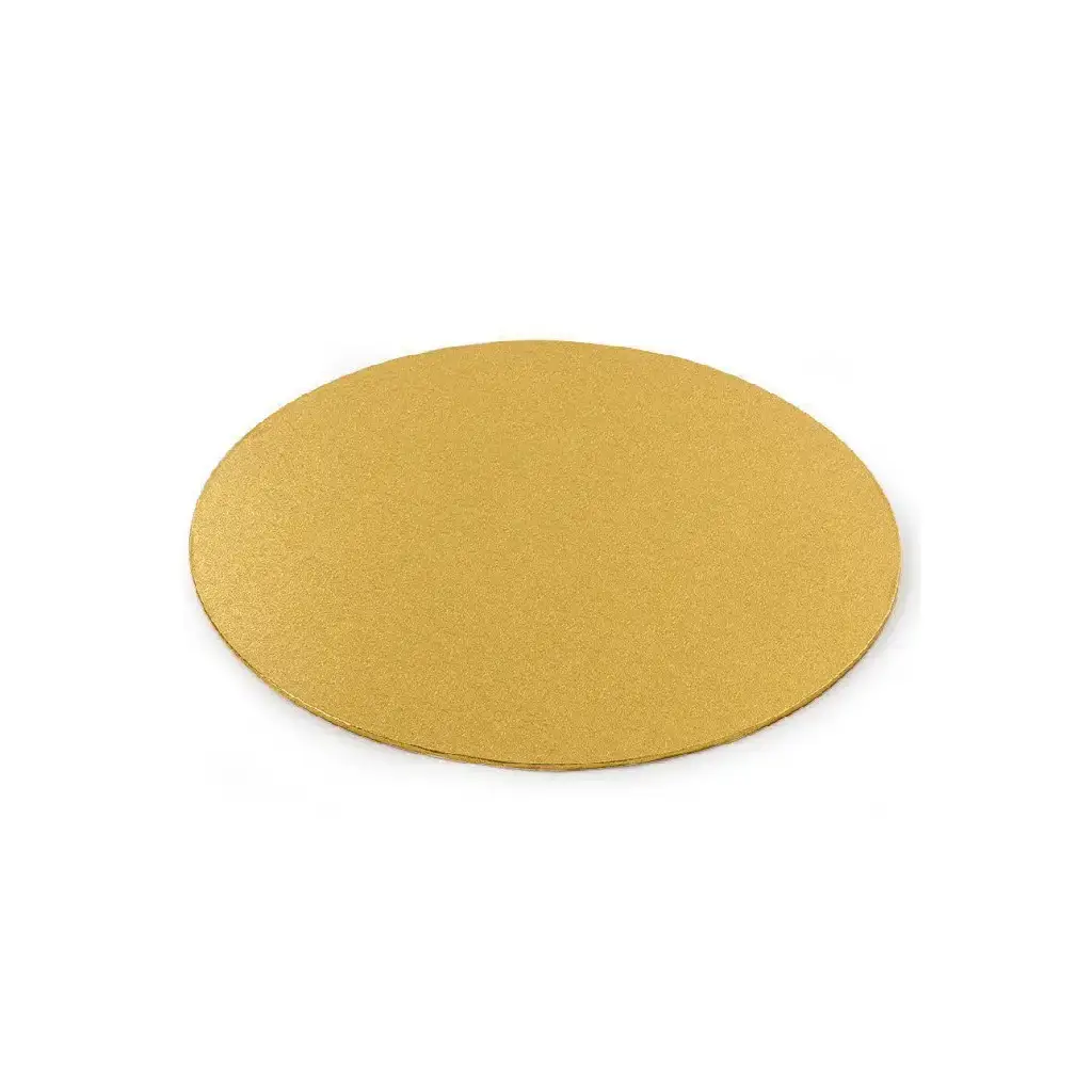 Sous tarte doré rond diamètre 20 cm 650 gr ( 1 unité de vente = sac de 50 unités)