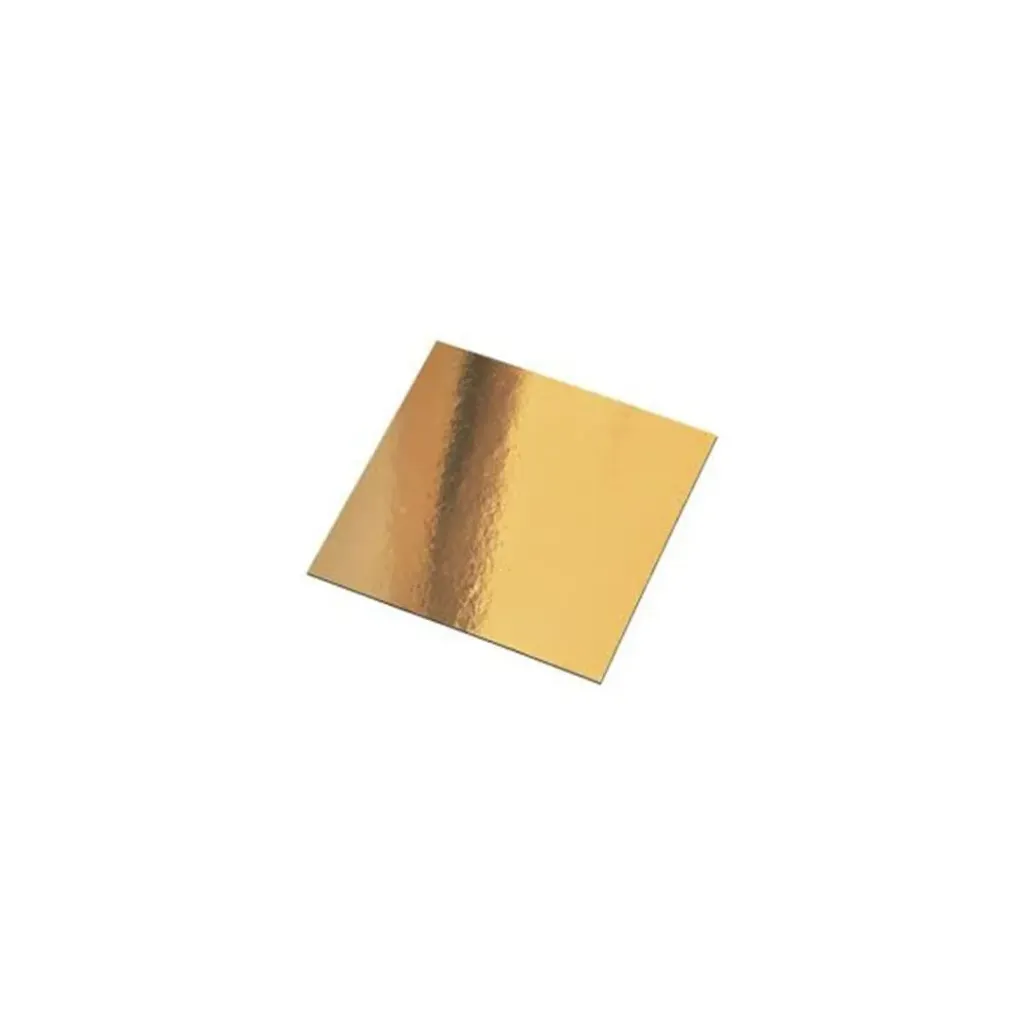 Sous tarte doré carré 20*20 cm Quick  ( 1 unité de vente = sac de 50 pièces)
