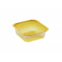 Barquette dorée carrée 90*90 mm (48 sachets de 100 unités par carton ) ( 1 unité de vente = sac de 100 unités) CEM
