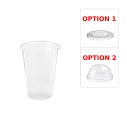 Gobelet transparent Ø90 mm 400 ml Cosmoplast ( 50 unités par sac)( 1000 unités par carton)
