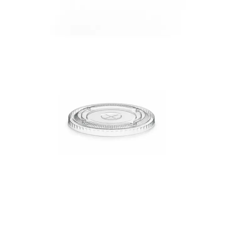 Couvercle plat Ø90 mm pour gobelets 14 oz et 16 oz Cosmoplast ( 50 unités par sac)( 1000 unités par carton)