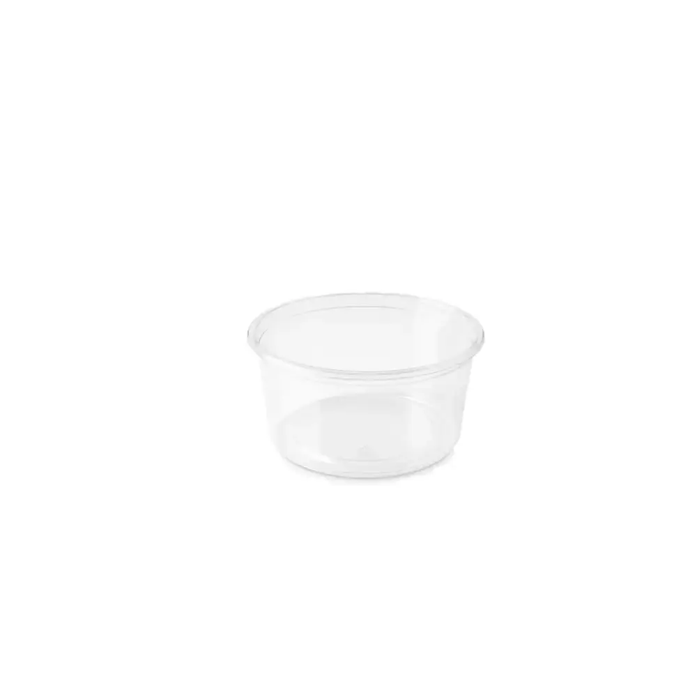 Boite ronde en PET 350 ML Cosmoplast ( 500 unités par carton)